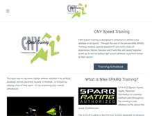 Tablet Screenshot of cnyspeedtraining.com